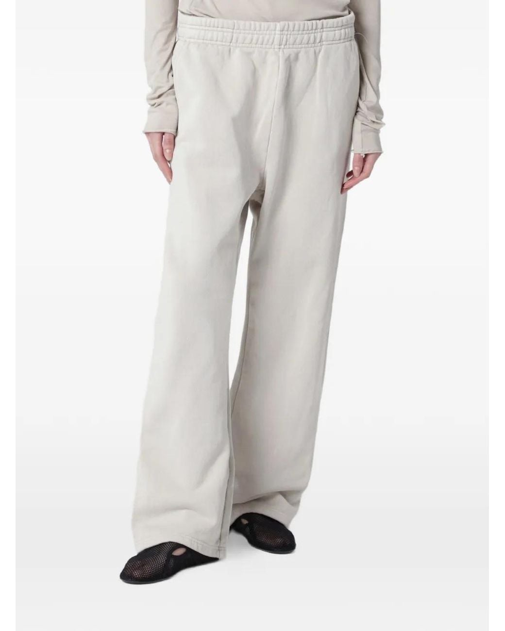 Entire studios Gray Straight-Leg Cotton Track Pants