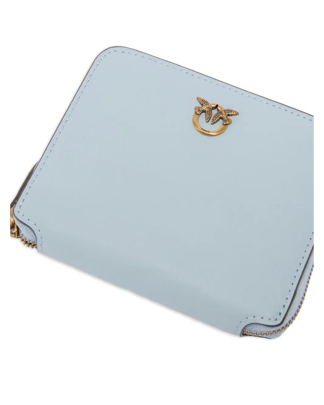 Pinko Blue Logo Zip Wallet