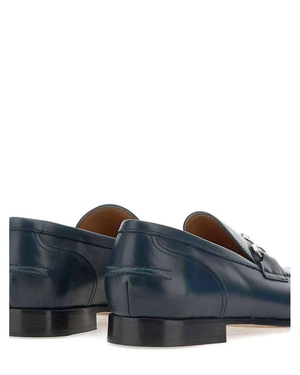 Duca Degli Abruzzi Vasco Lord Leather Loafers in Blue for Men | Lyst