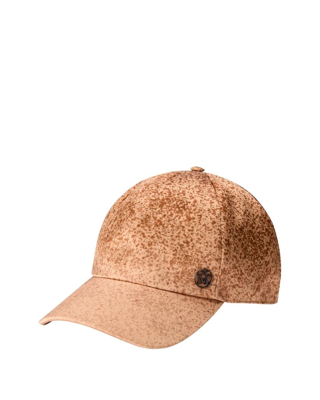 Maison Michel Brown Tiger Logo-Detail Baseball Cap