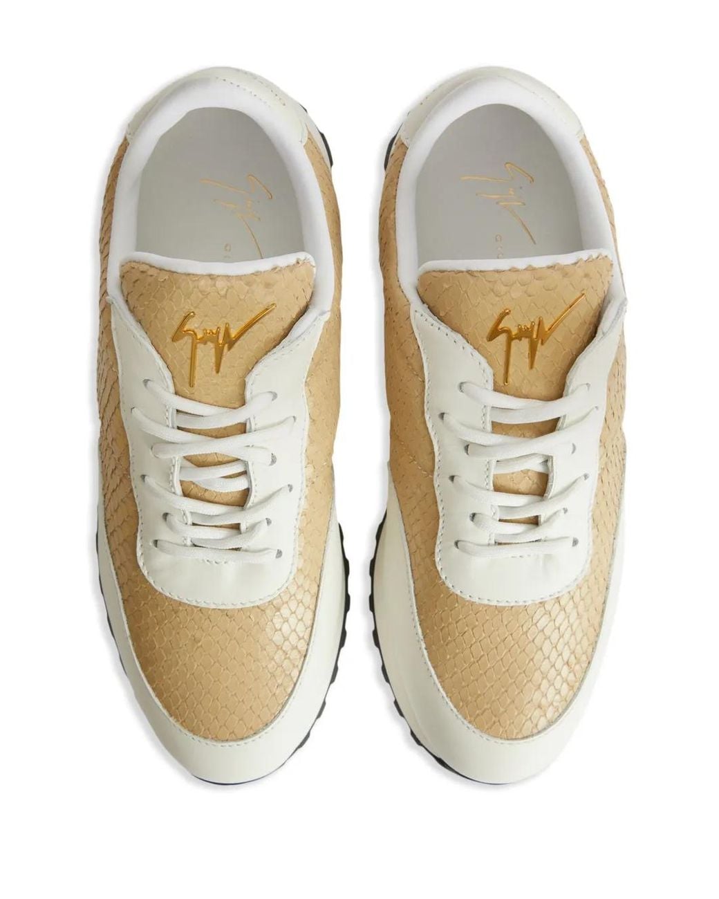Giuseppe Zanotti White Jimi Running Sneakers
