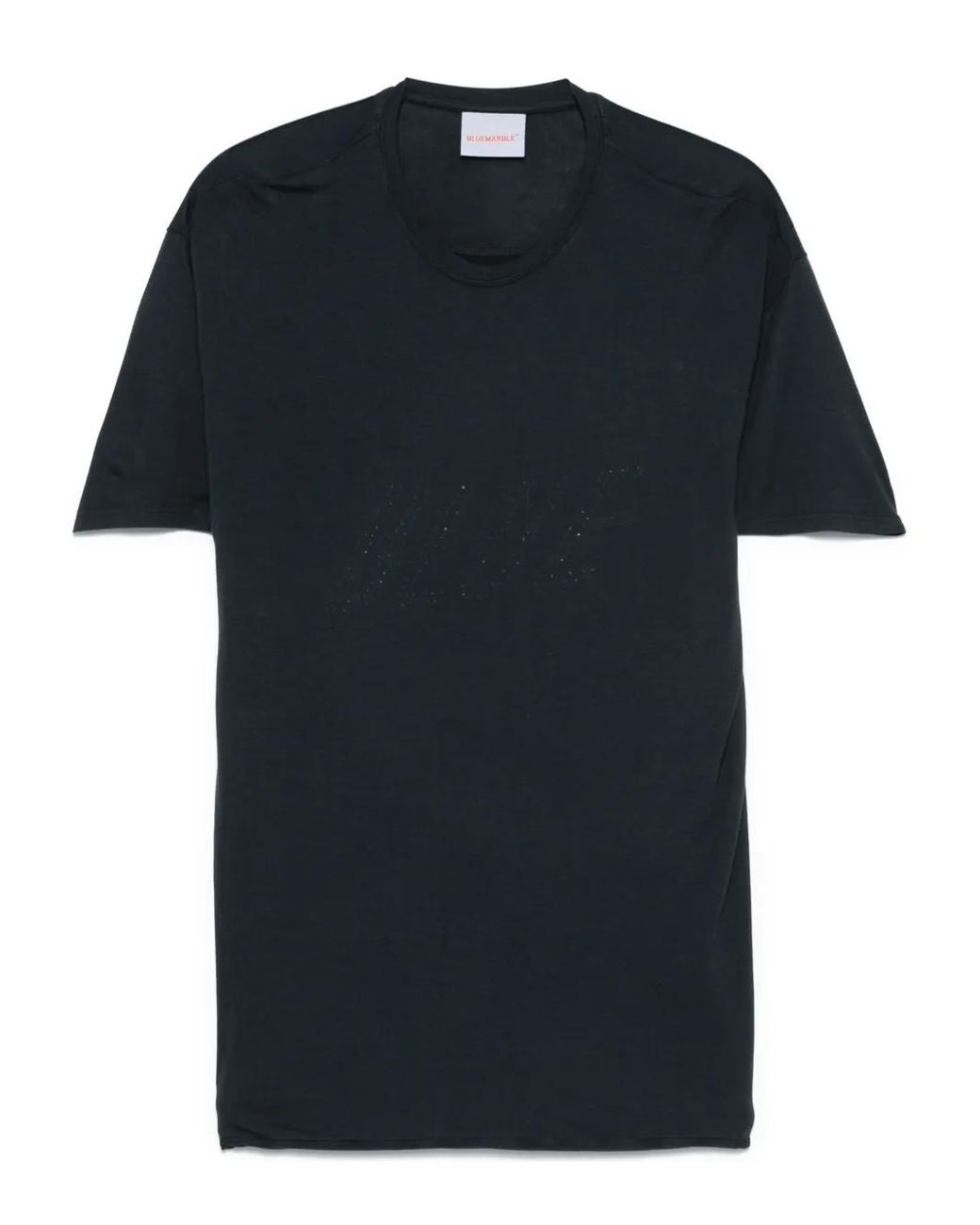 Bluemarble Black Double-Layer T-Shirt for men