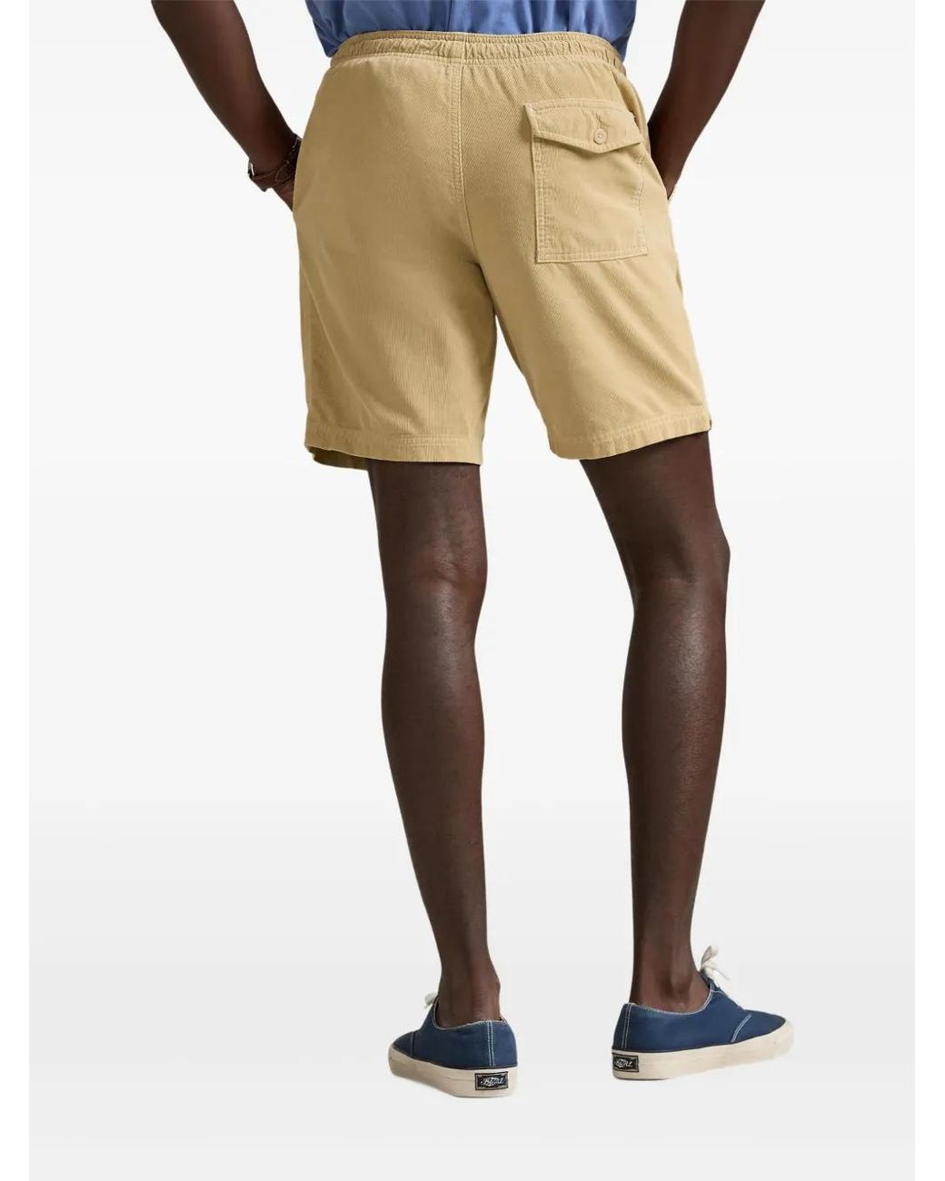 Polo Ralph Lauren Natural Drawstring Corduroy Shorts for men