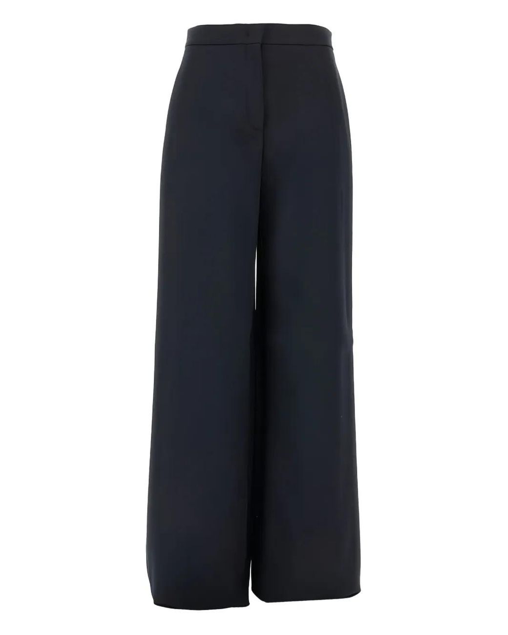 Max Mara Blue Straight-Leg Trousers