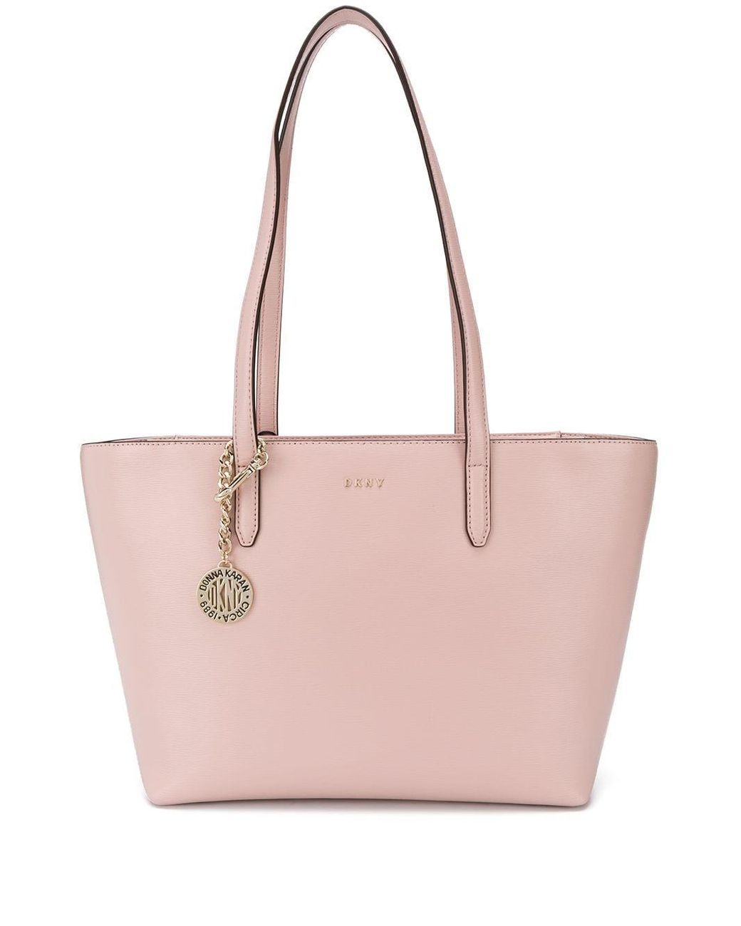 DKNY Leather Bryant Tote in Pink - Lyst