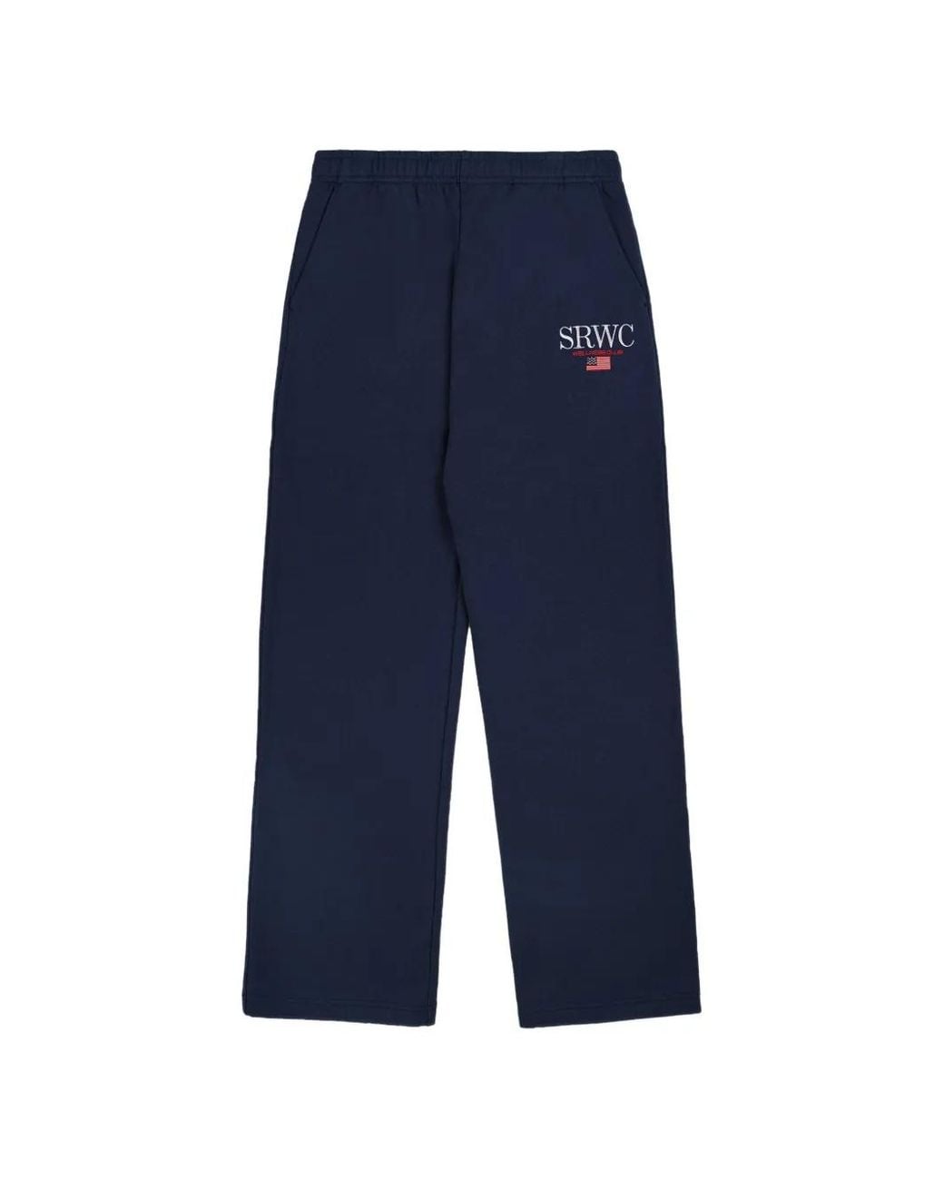 Sporty & Rich Blue Pantalon De Jogging À Logo