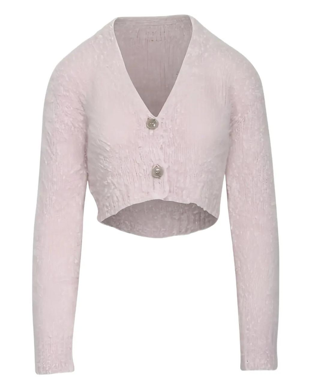 Marni Pink Button-Fastening Cropped Cardigan