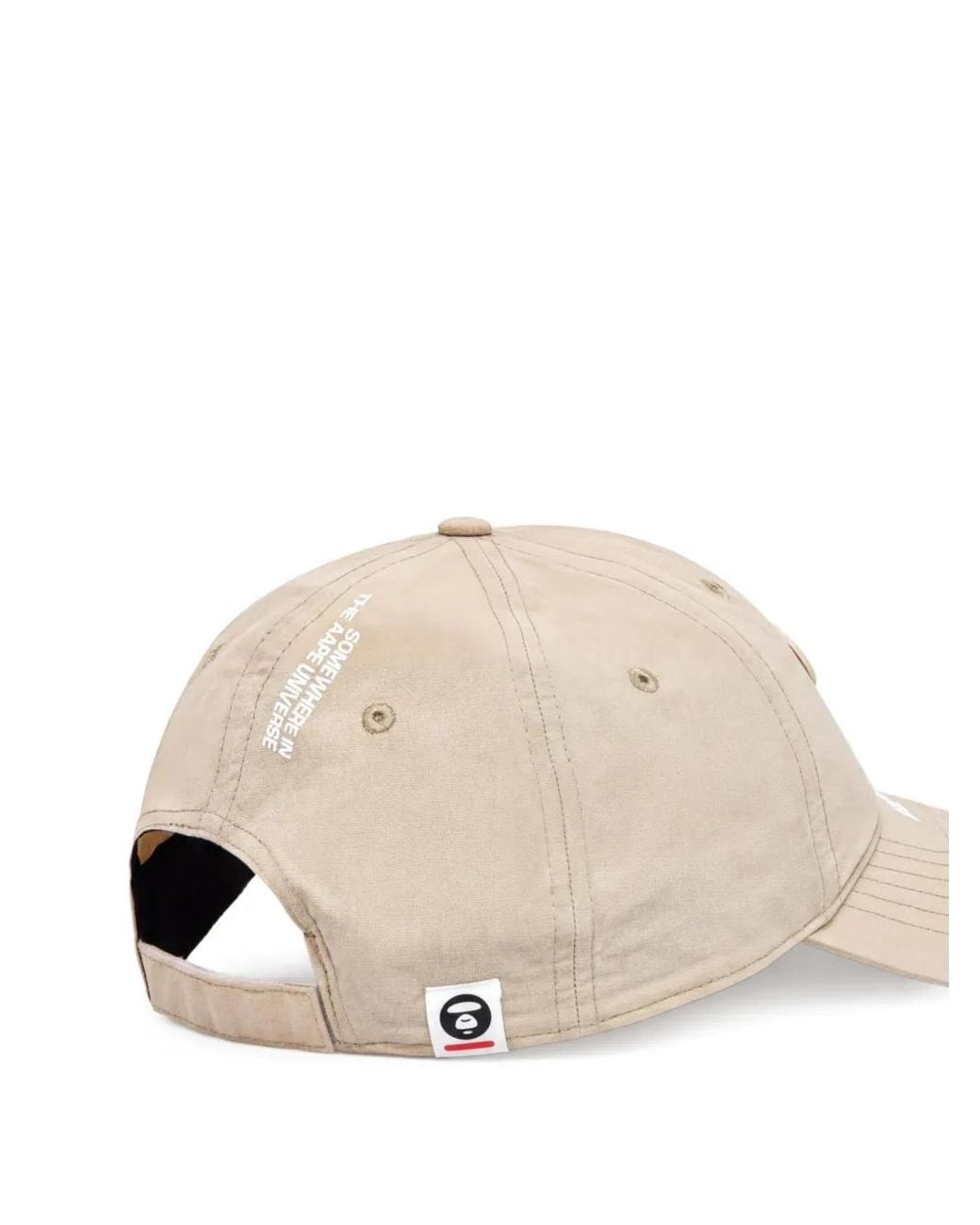 Aape By A Bathing Ape Natural Logo-Patch Cap for men
