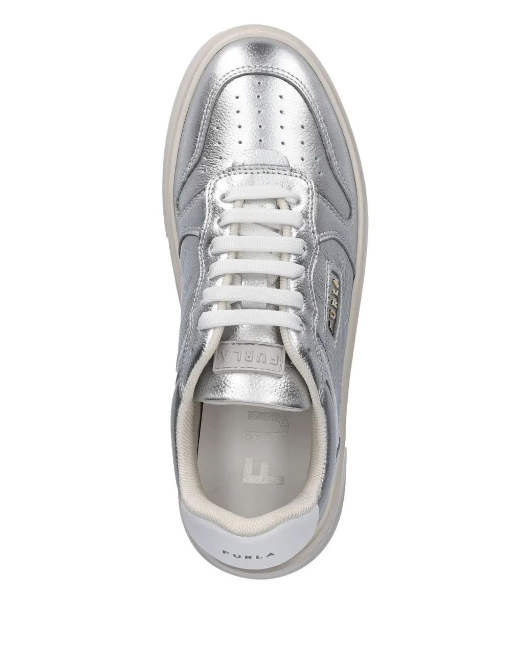 Furla White Sport Schnürsneaker
