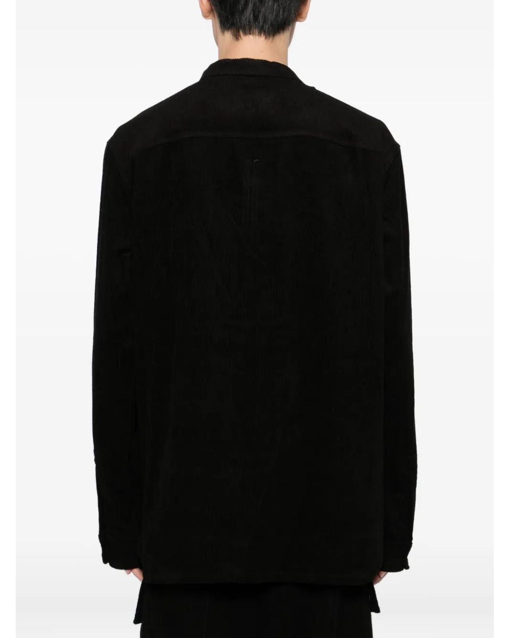 Rick Owens Black Island Shirt for men
