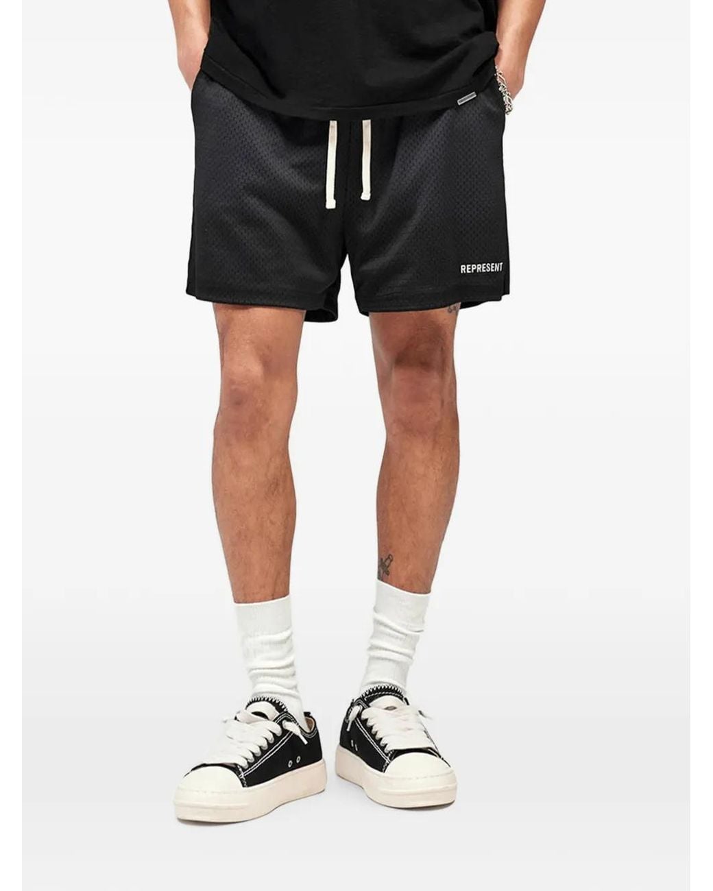 Represent Shorts Mit Logo in Black für Herren