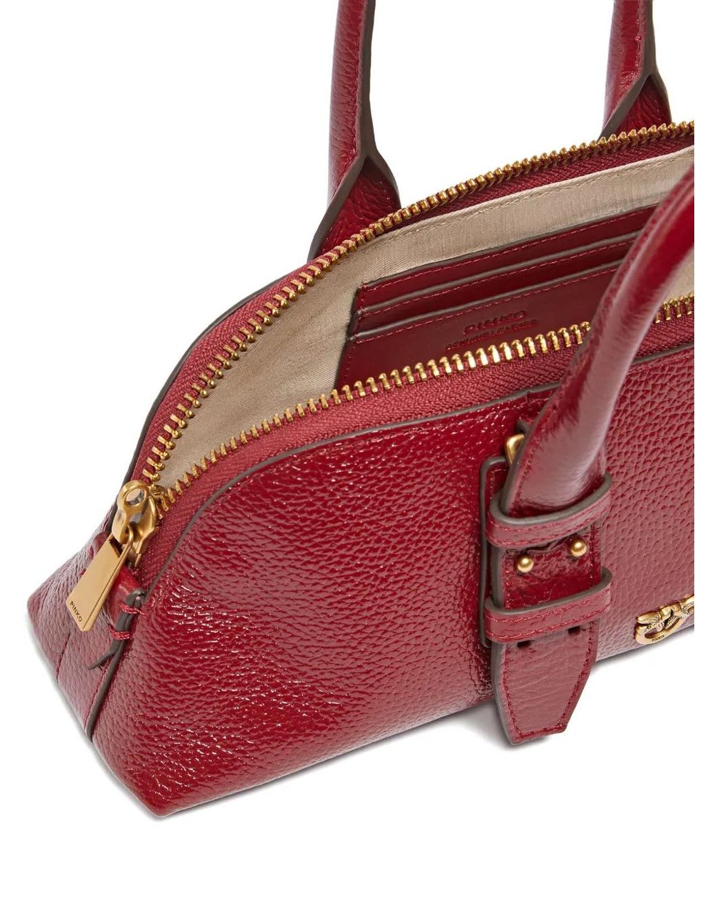 Pinko Red Escape Bag Horizontal Small Handbag