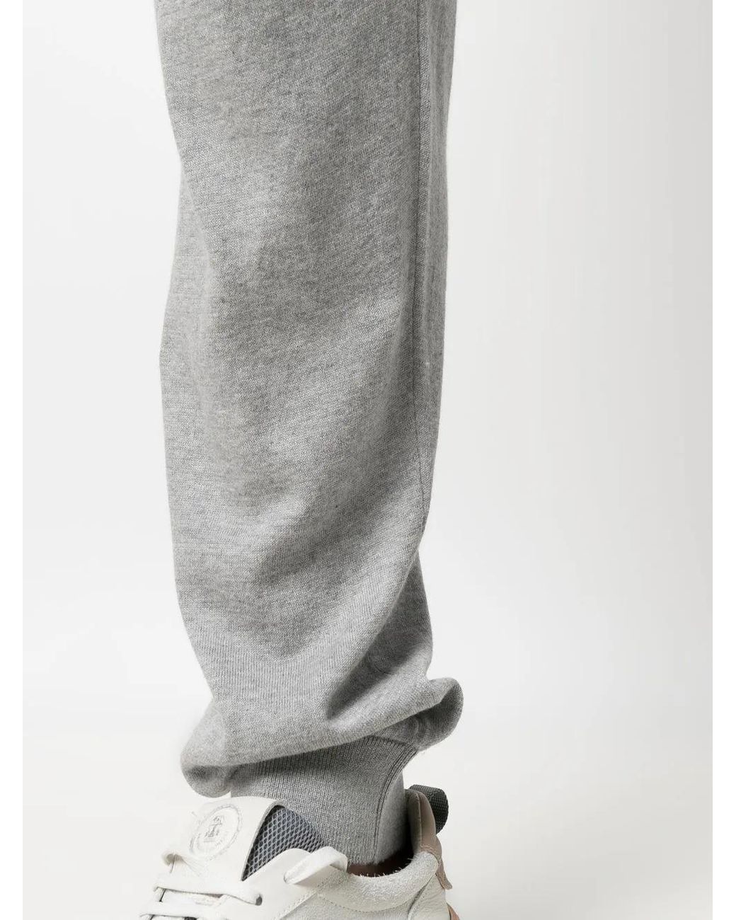 Corneliani Gray Fine-Knit Track Pants for men