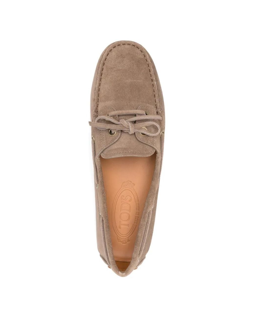 Tod's Natural Gommino Boat Shoes