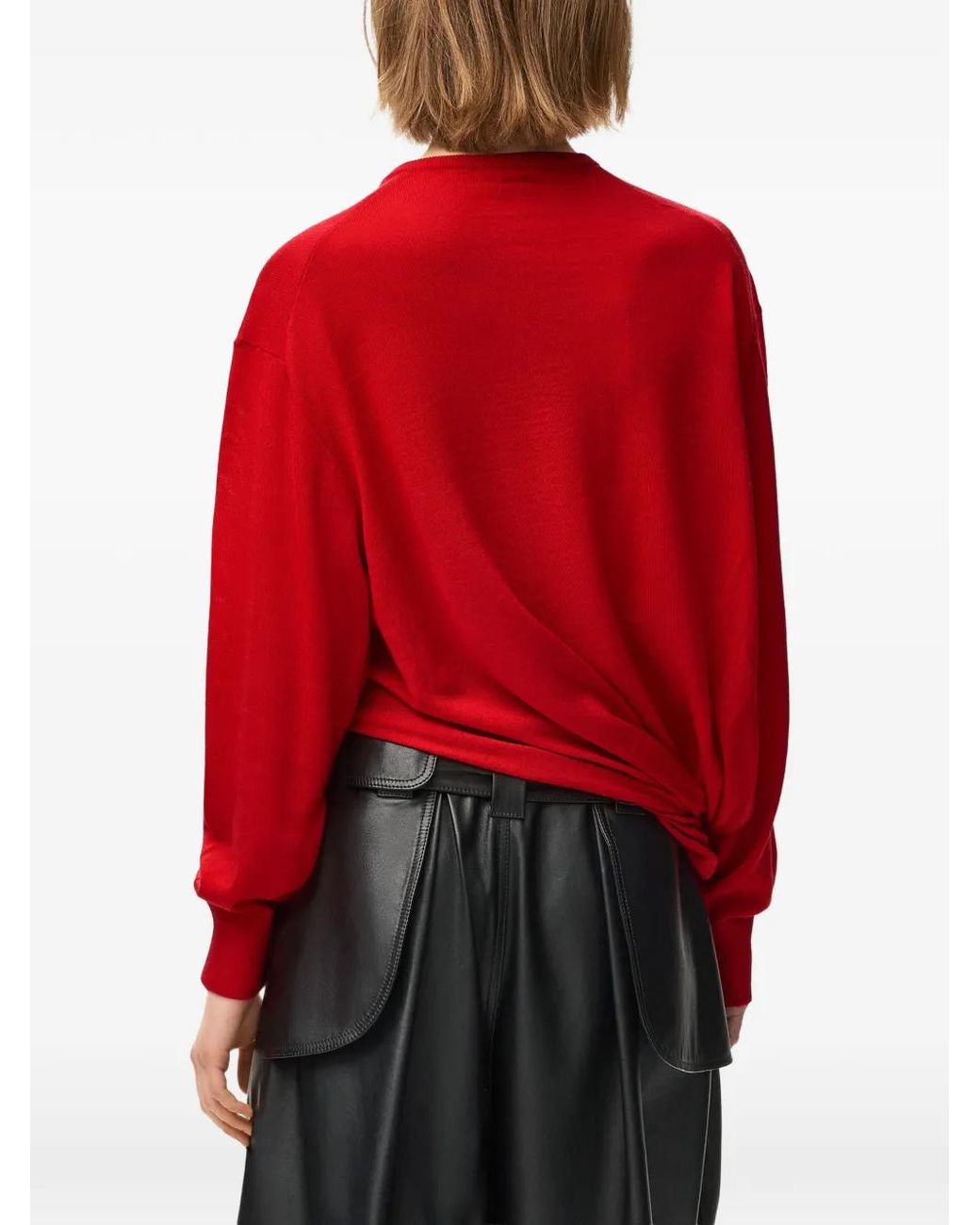 Jersey Con Cuello En V Loewe de color Red