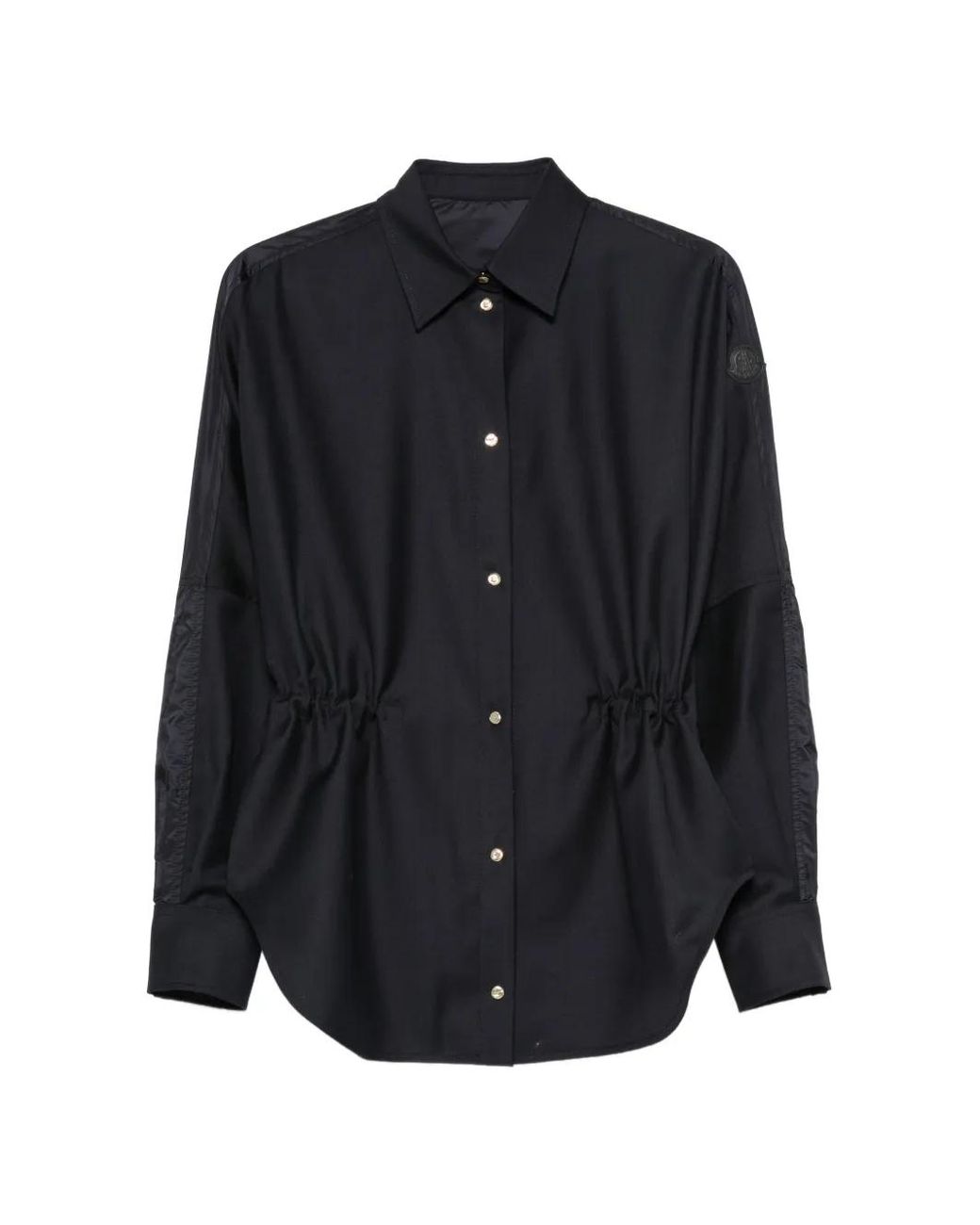Moncler Black Drawstring-Waist Shirt