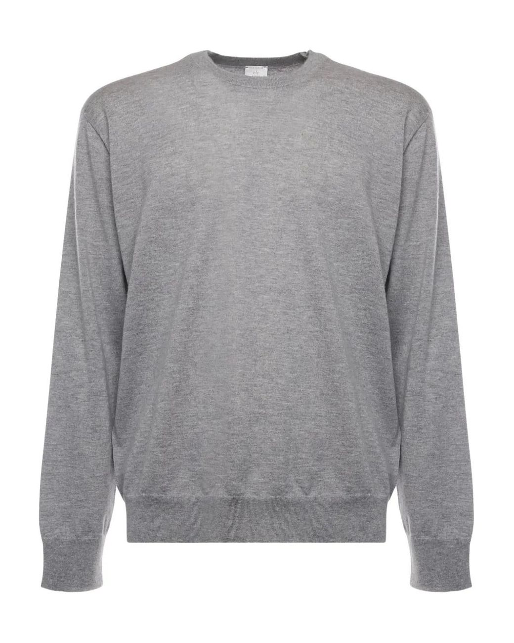 Pull À Col Rond Eleventy pour homme en coloris Gray