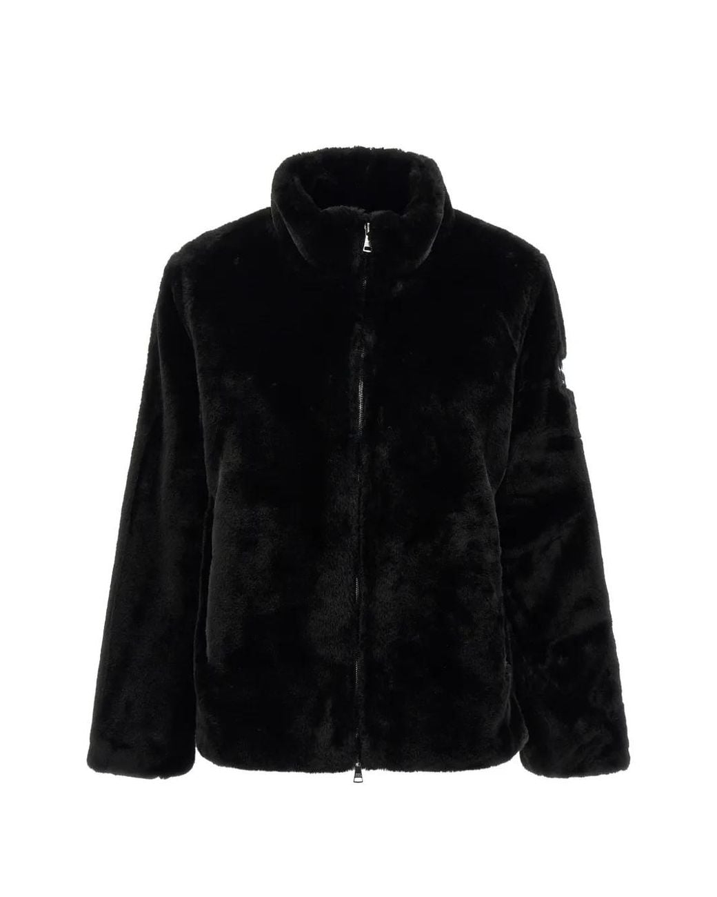 Tatras Black Astoni Faux-Fur Jacket for men