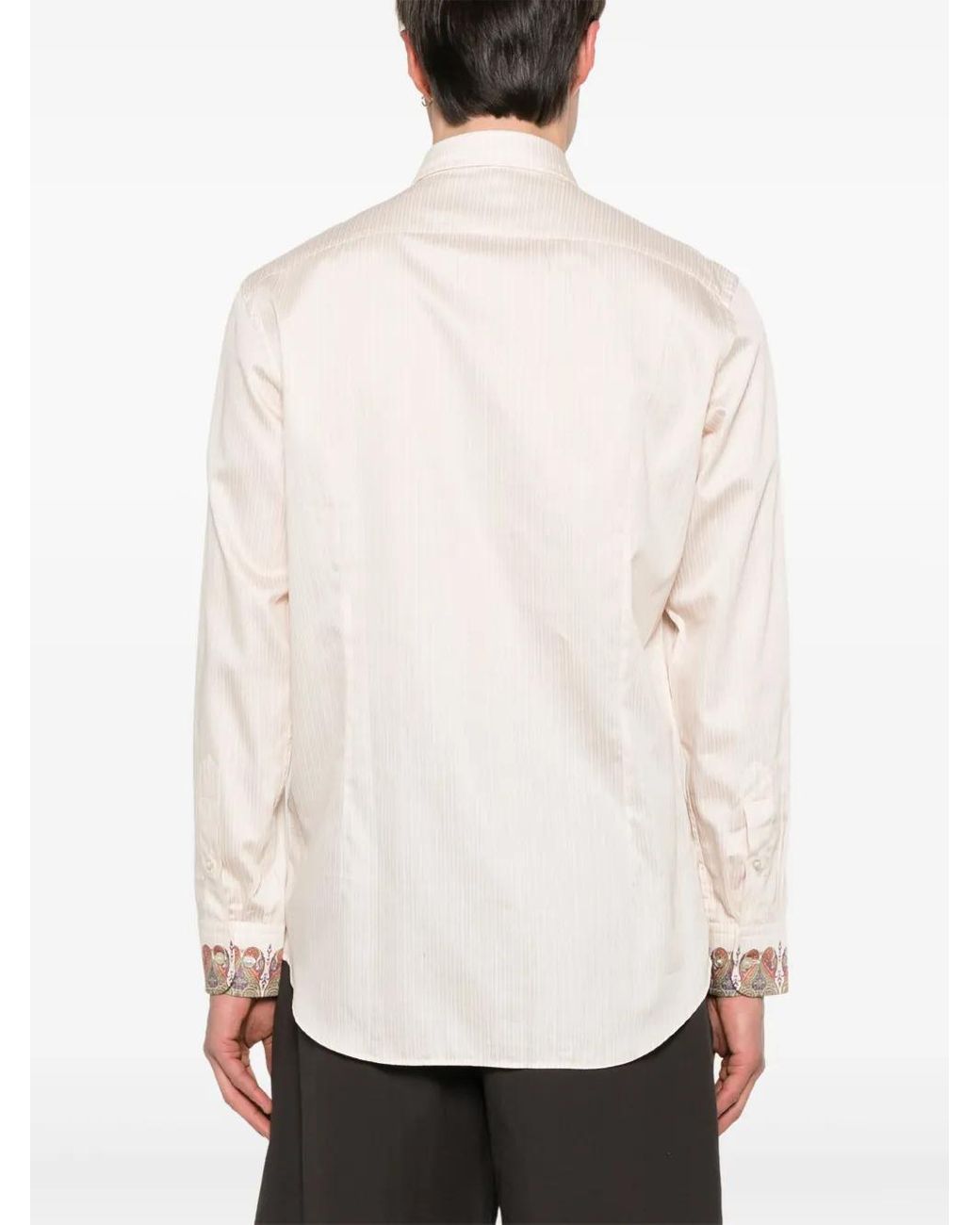 Chemise À Rayures Etro pour homme en coloris White