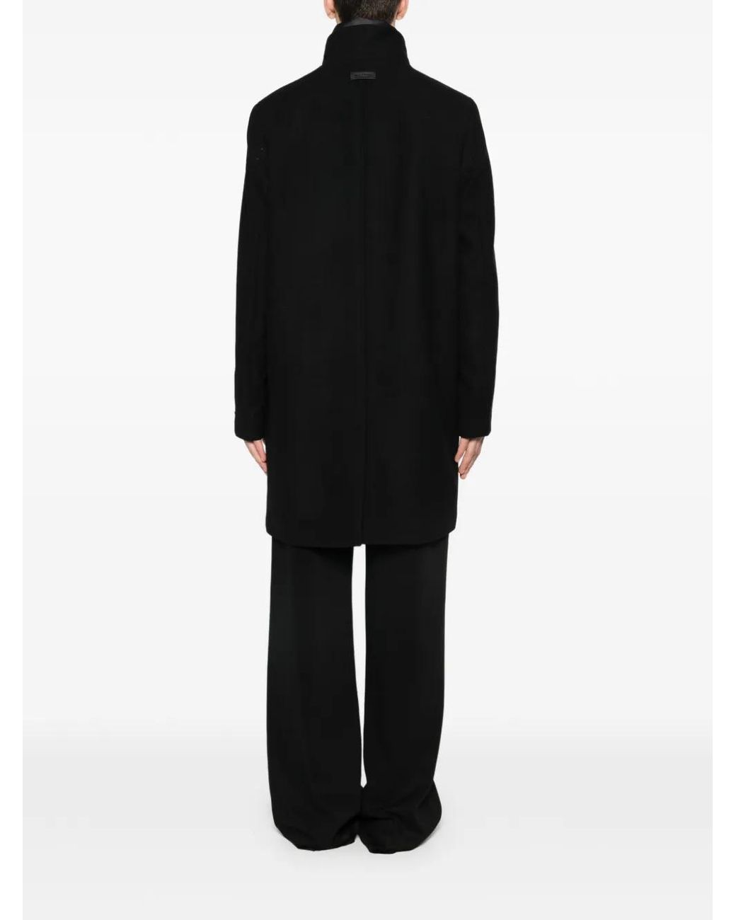 Marc O' Polo Black Wool Coat for men