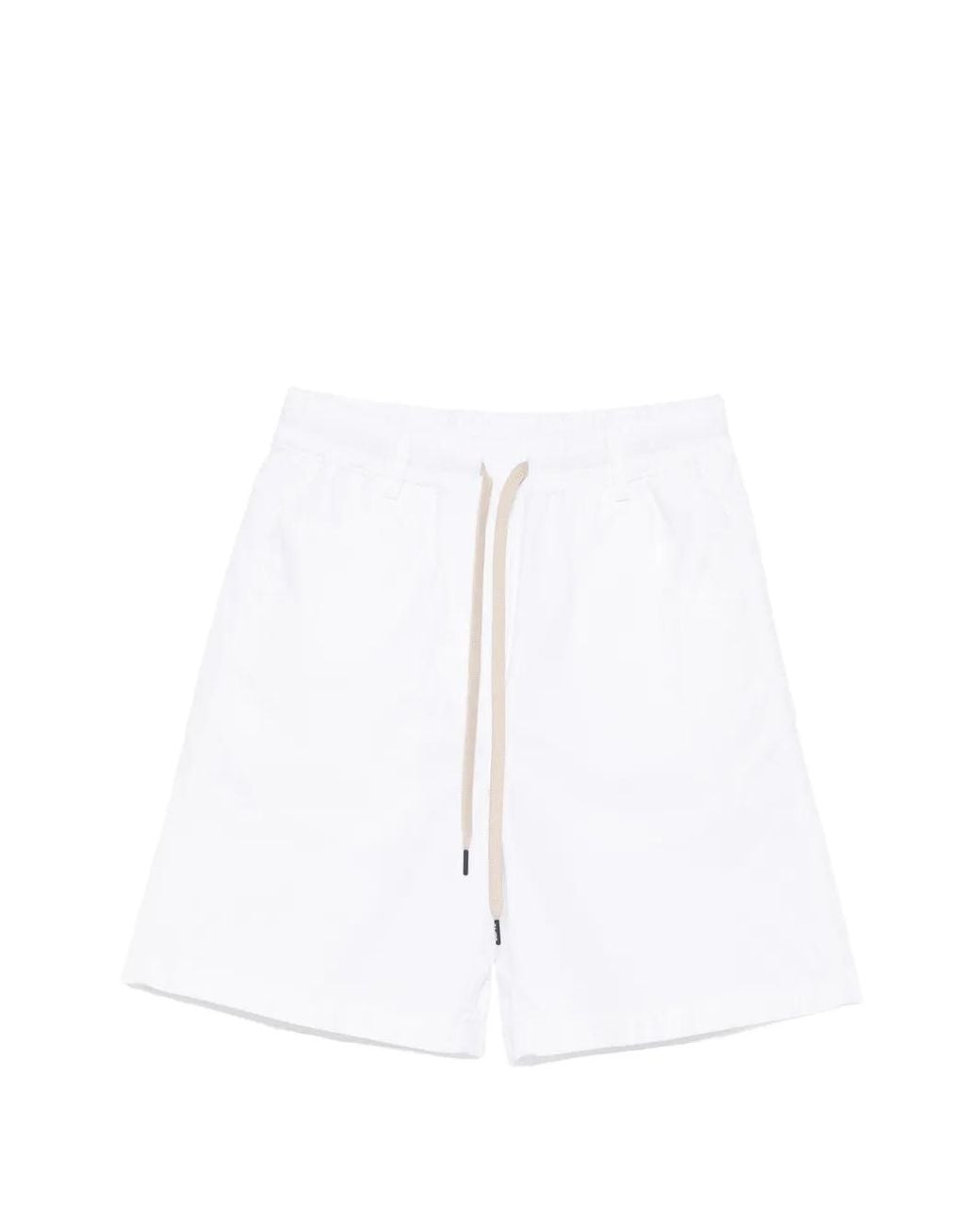 Department 5 White Herbie Drawstring Shorts