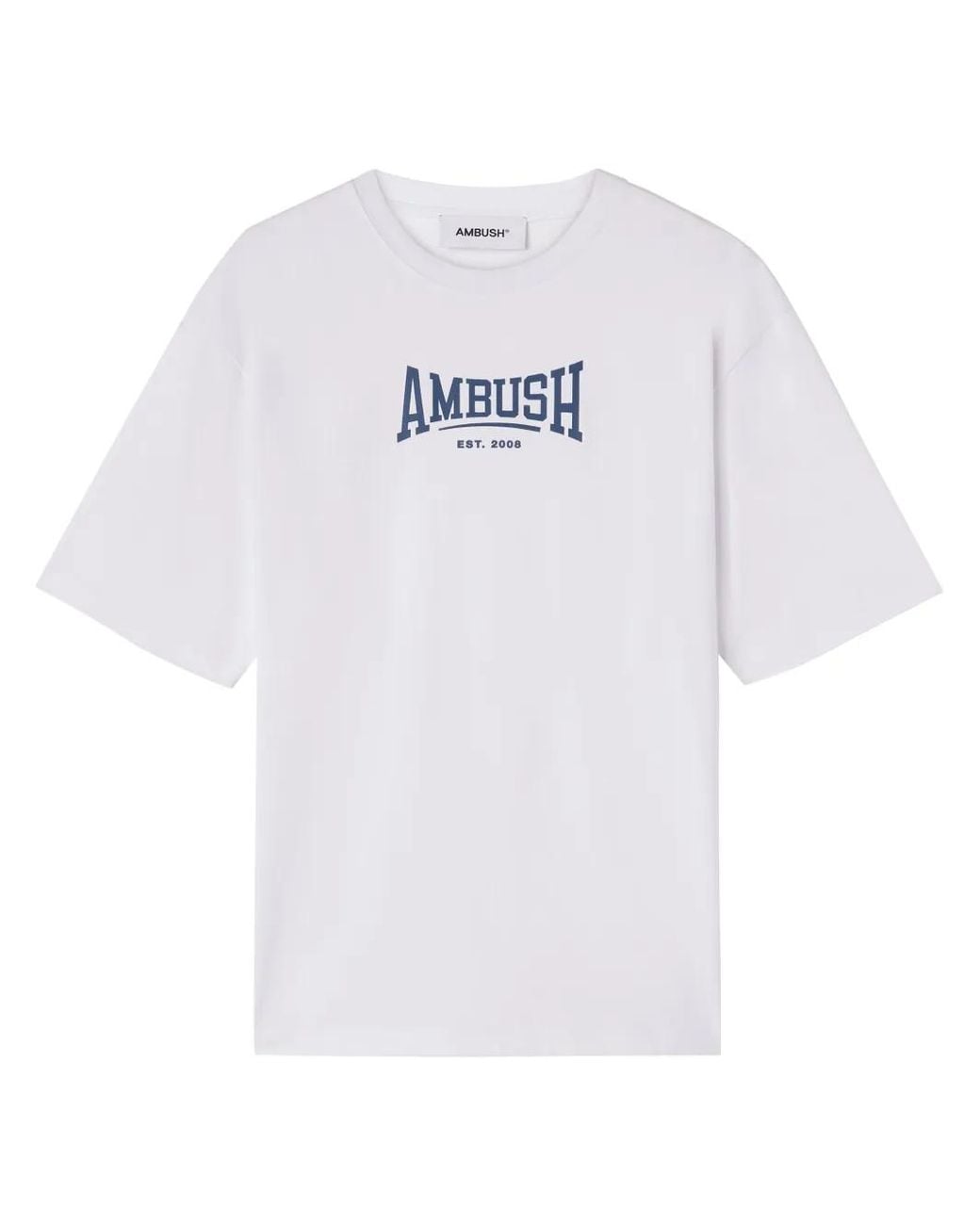 Ambush T-Shirt Aus Bio-Baumwolle Mit Logo-Print in White für Herren