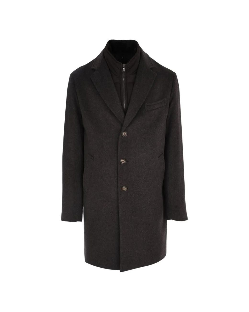 Barba Napoli Black Buttoned Jacket for men