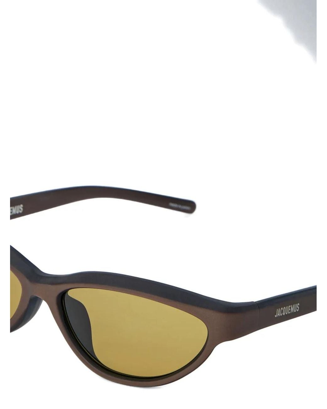 Jacquemus Green Curvo Oval-Frame Sunglasses
