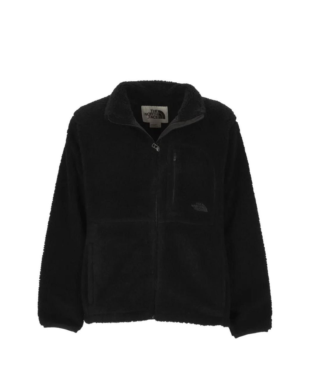 The North Face Black Extreme Pile 2 Fleece Zip-Up Bomber Jacket for men