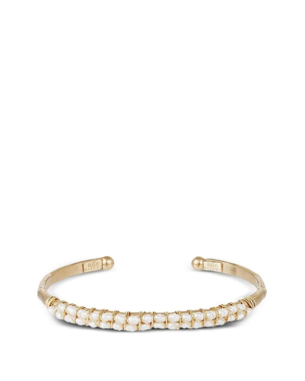 Gas Bijoux Natural Lyre Mother-Of-Pearl-Embellished Bracelet