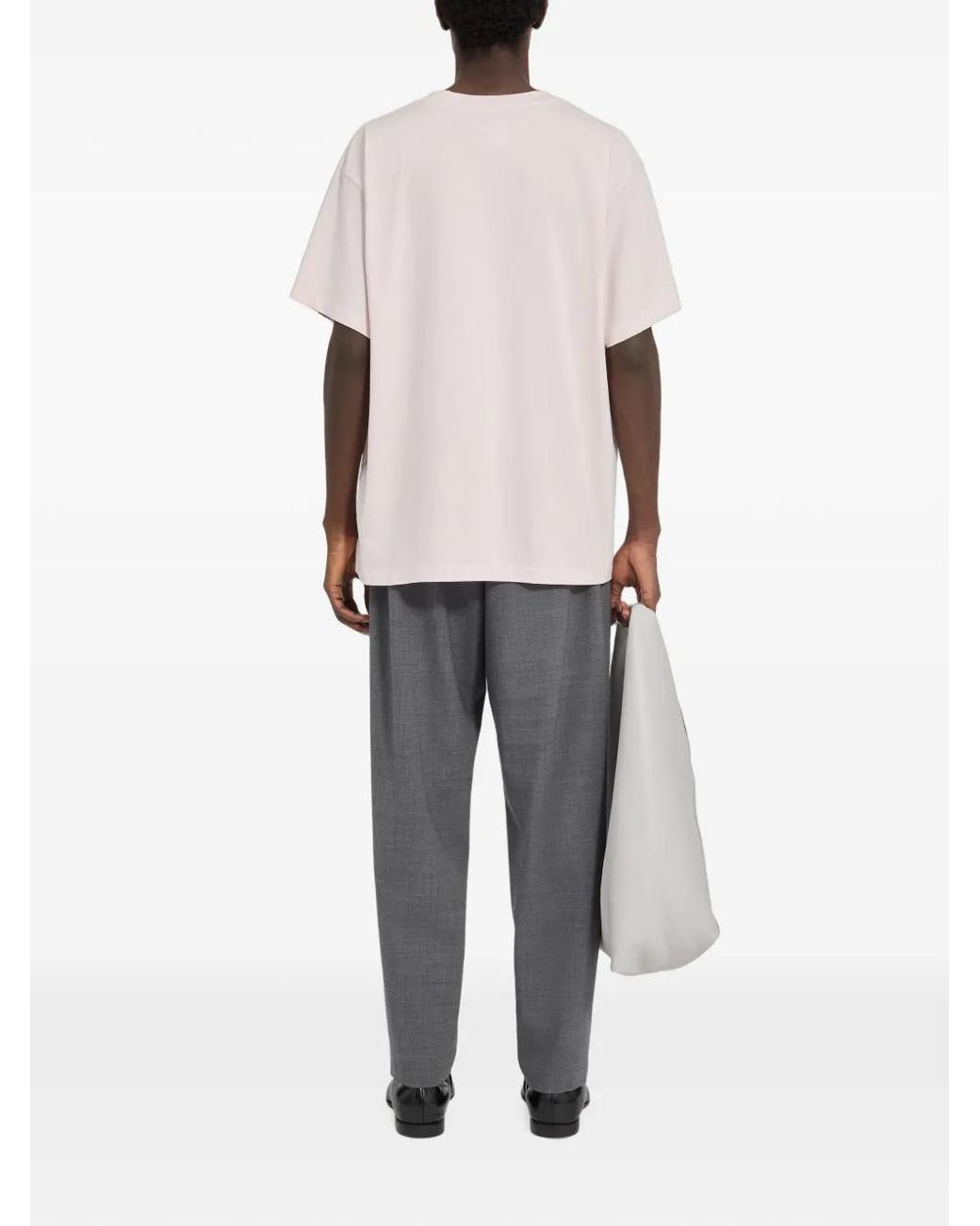 MM6 by Maison Margiela Pink Numeric Cotton T-Shirt for men