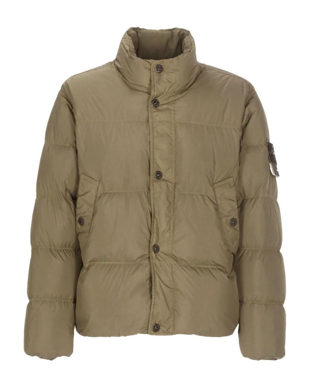 Doudoune À Patch Logo Stone Island pour homme en coloris Green
