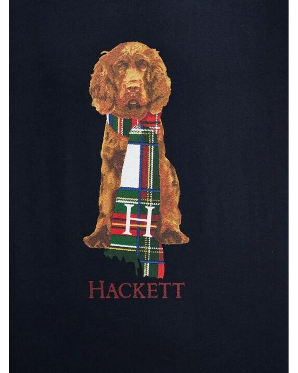 Hackett Blue Dog Graphic T-Shirt for men