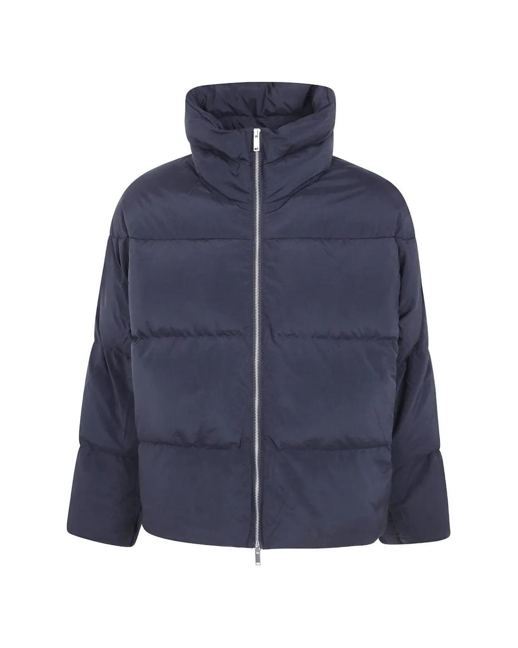 Studio Nicholson Blue Quilted High-Neck Jacket for men