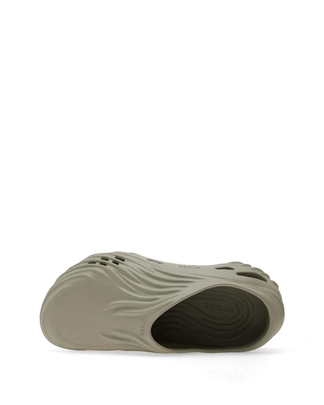 CROCSTM Gray Echo Wave Cut-Out Clogs