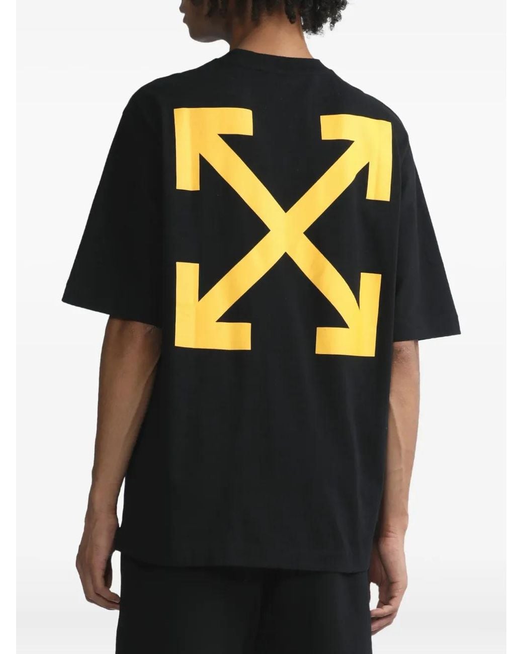 Off-White c/o Virgil Abloh Black Caravaggio-print T-shirt for men