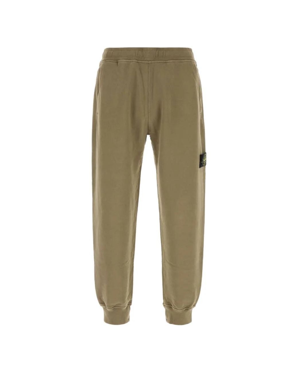 Stone Island Green 6200012 Brushed Organic-Cotton Fleece Trousers for men