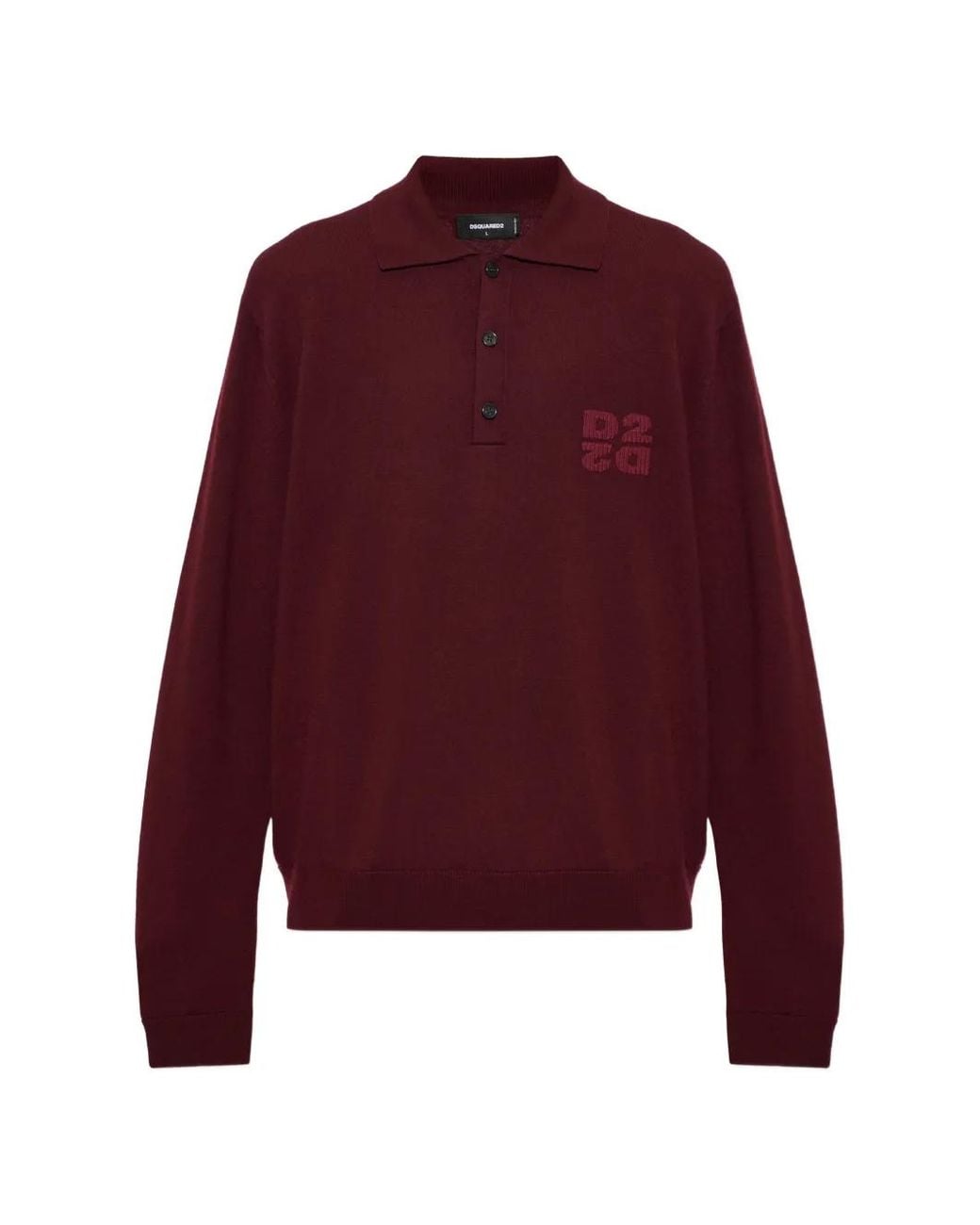 DSquared² Logo-Embroidered Wool Sweater for men