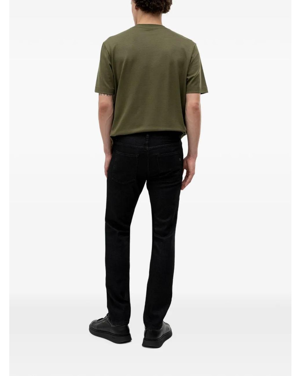 Boss Black Logo-Patch Jeans for men
