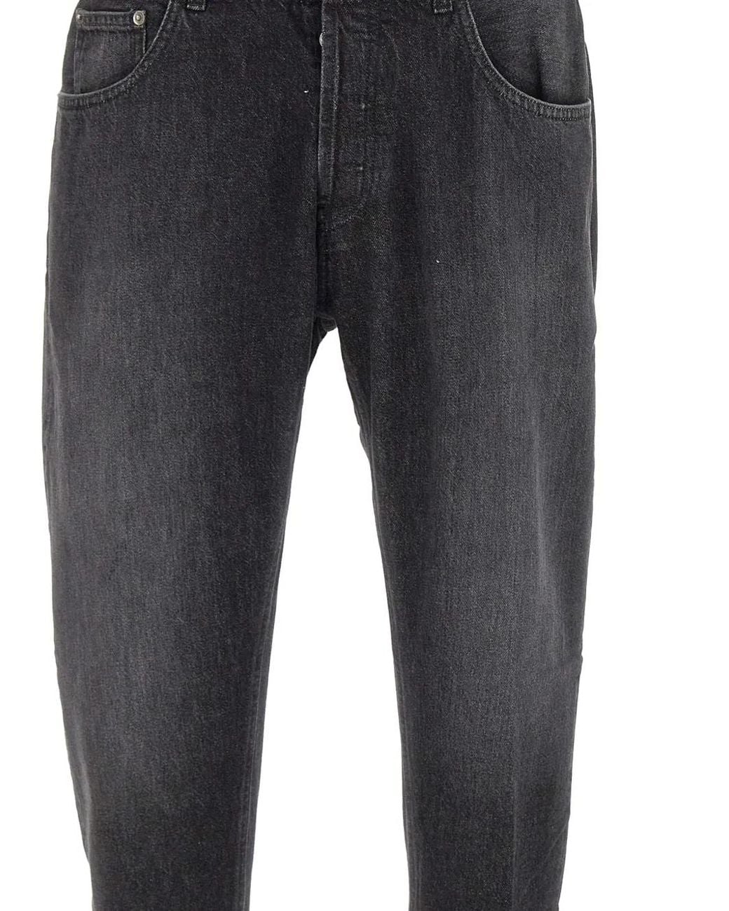 Dondup Gray Dian Carrot-Fit Jeans for men