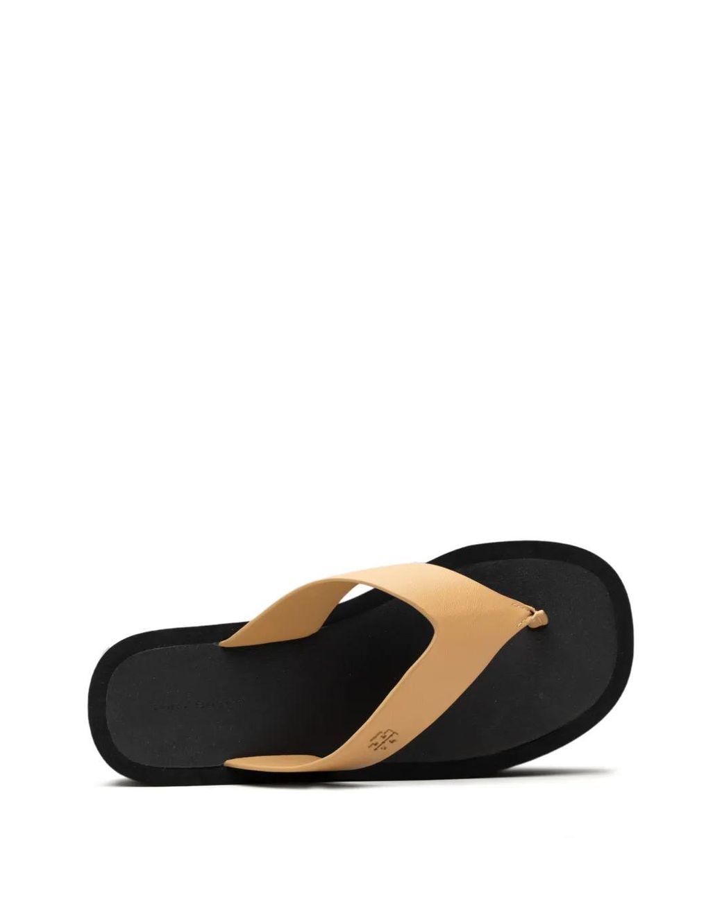 Tory Burch White Leather Platform Sandals