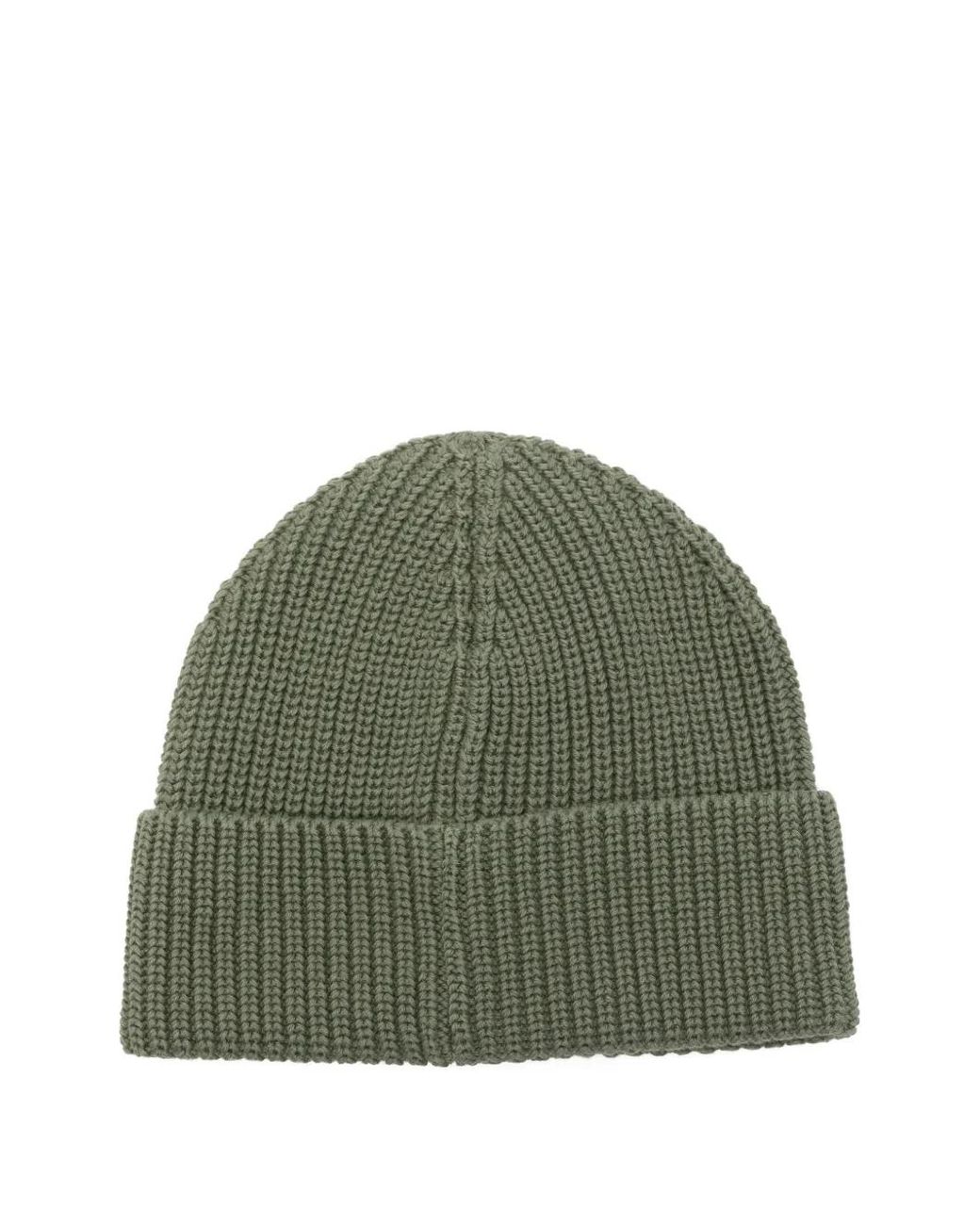 Moncler Green Logo Beanie Hat for men