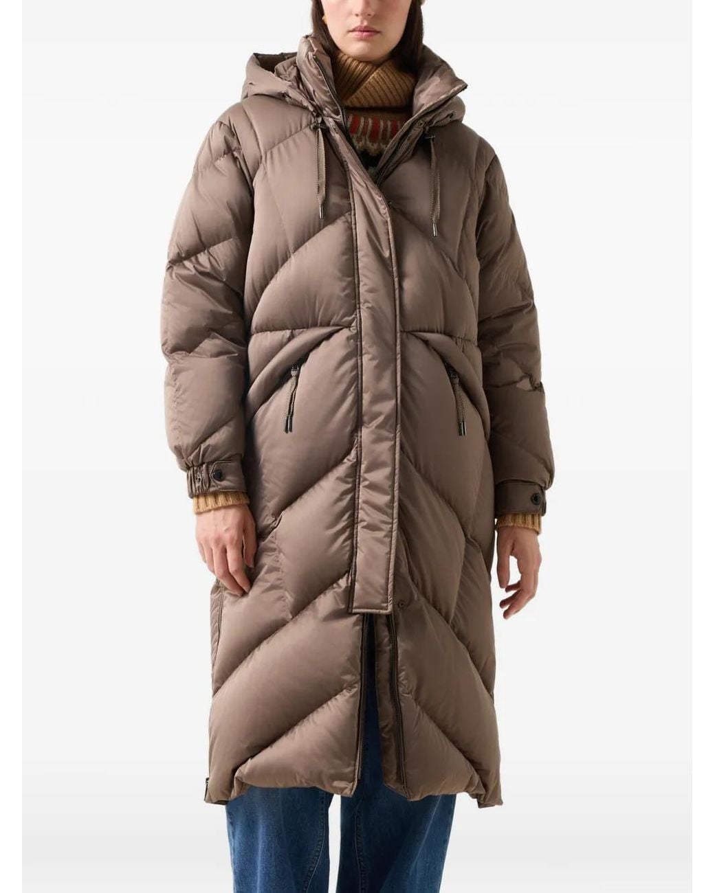Bogner Brown Ginny Quilted Coat