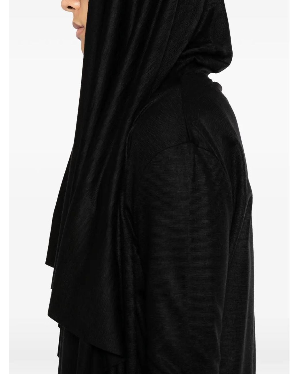 Julius Black Veiled Cardigan for men