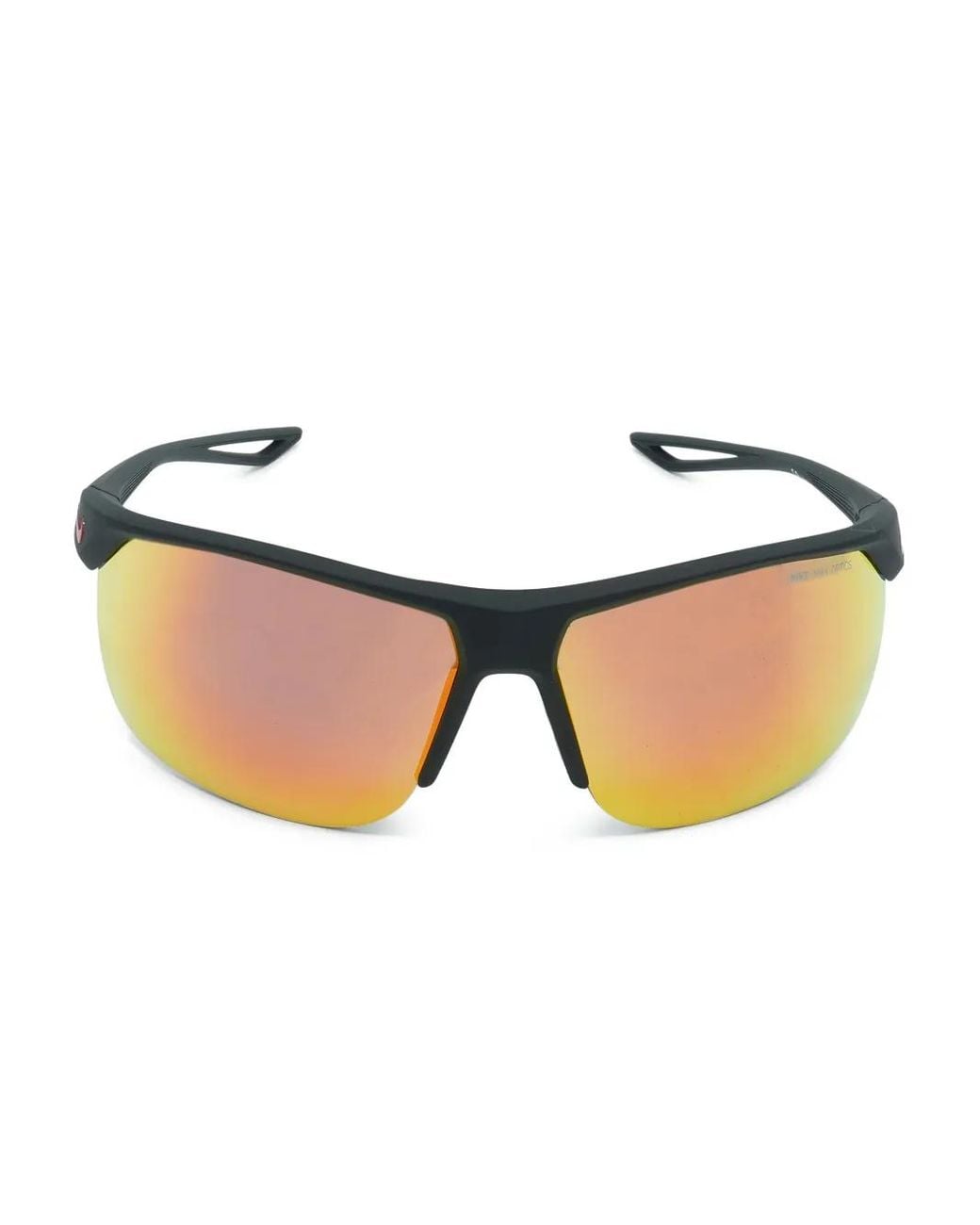 Nike Black Trainer Biker-Frame Sunglasses for men