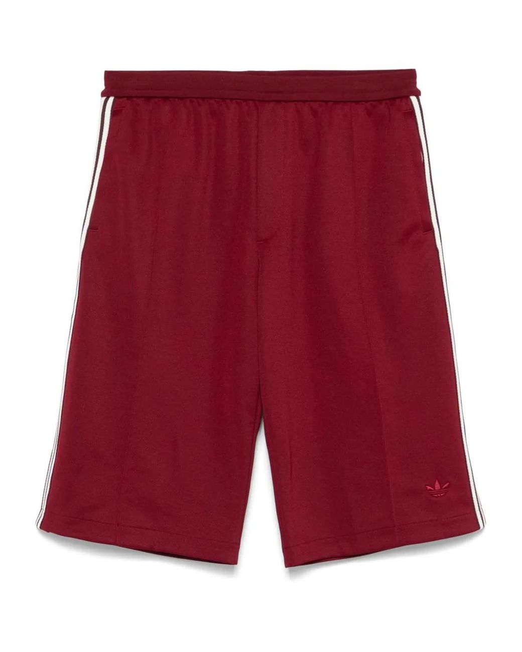 Adidas Red X Wales Bonner 3-Stripes Track Shorts for men