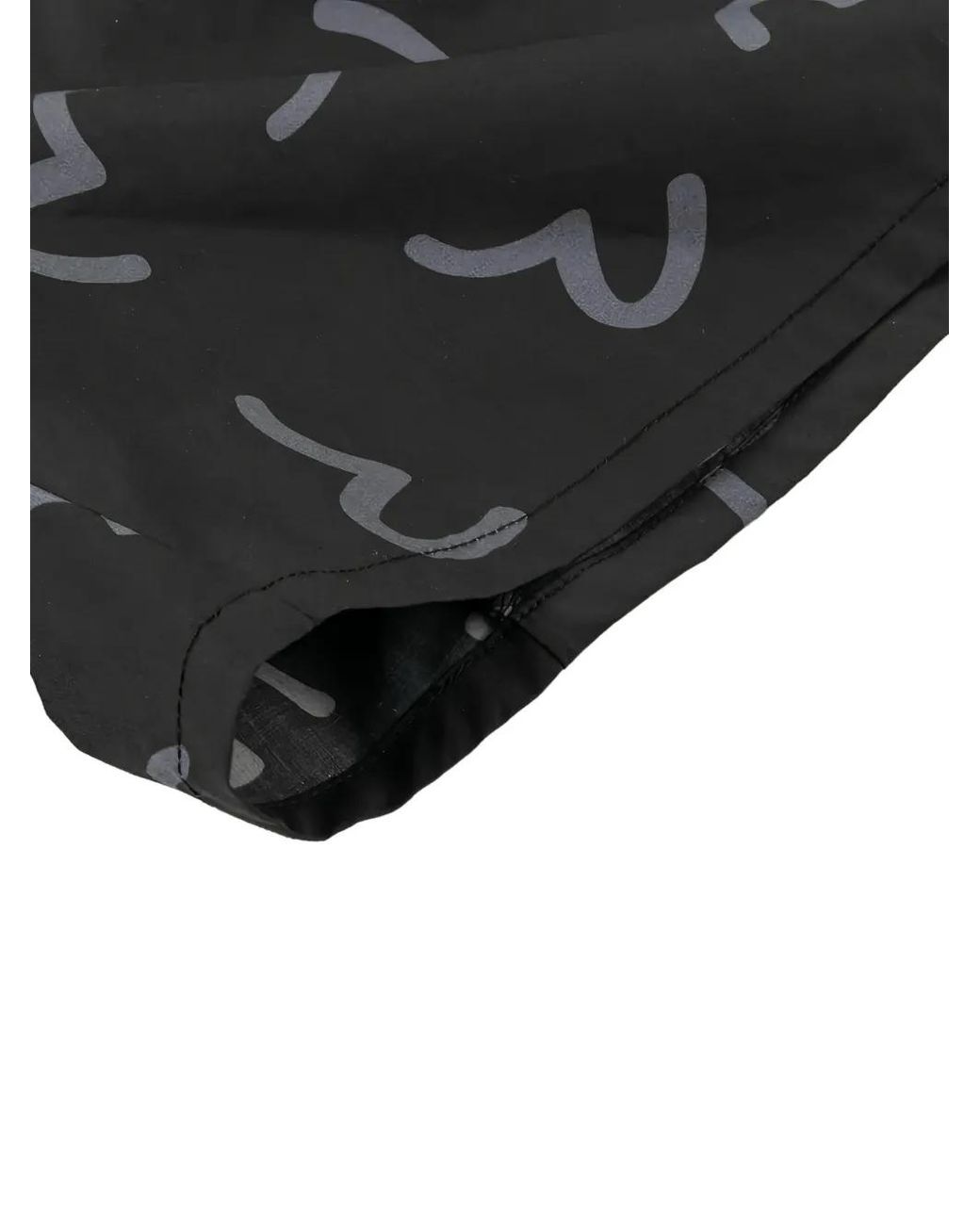 Evisu Black Seagull-Print Boxers for men