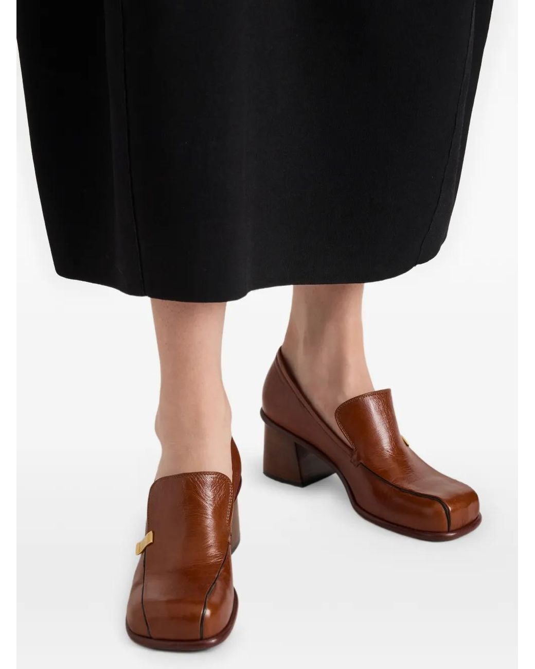 Proenza Schouler Brown Esme Loafers