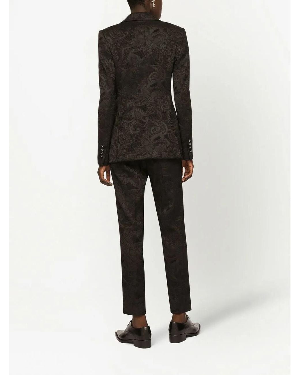 Dolce & Gabbana Black Single-breasted Blazer Jacket