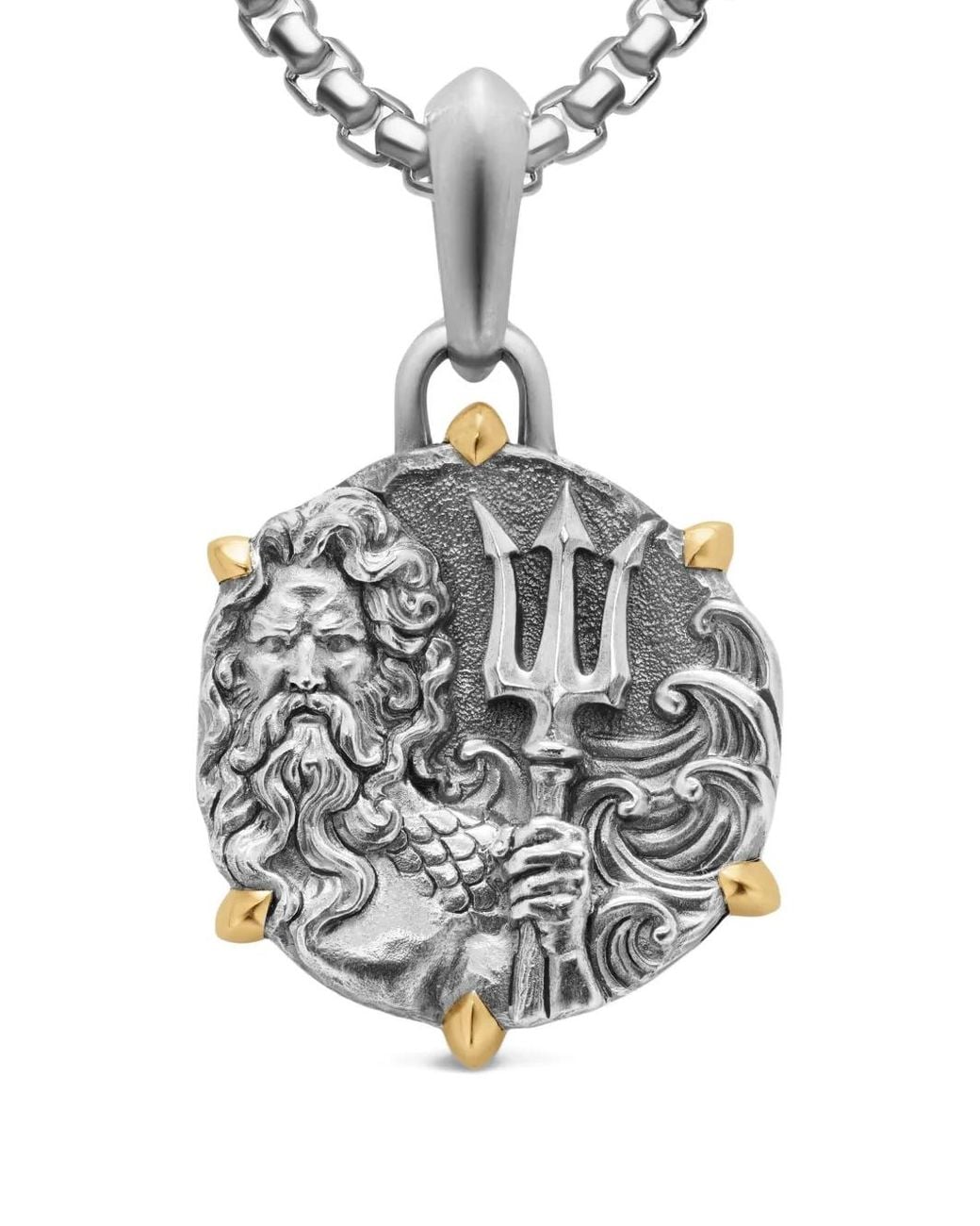 David Yurman Metallic Poseidon Amulet for men
